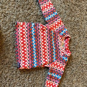 Patagonia fleece top. 6-12 months like new